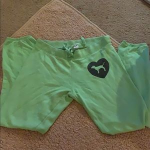 Pink pants worn once !